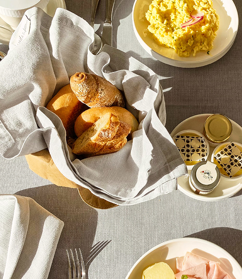 Table with food